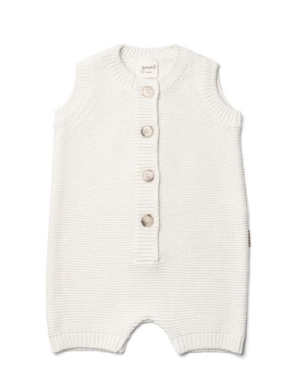Goumi Organic Cotton Knit Romper